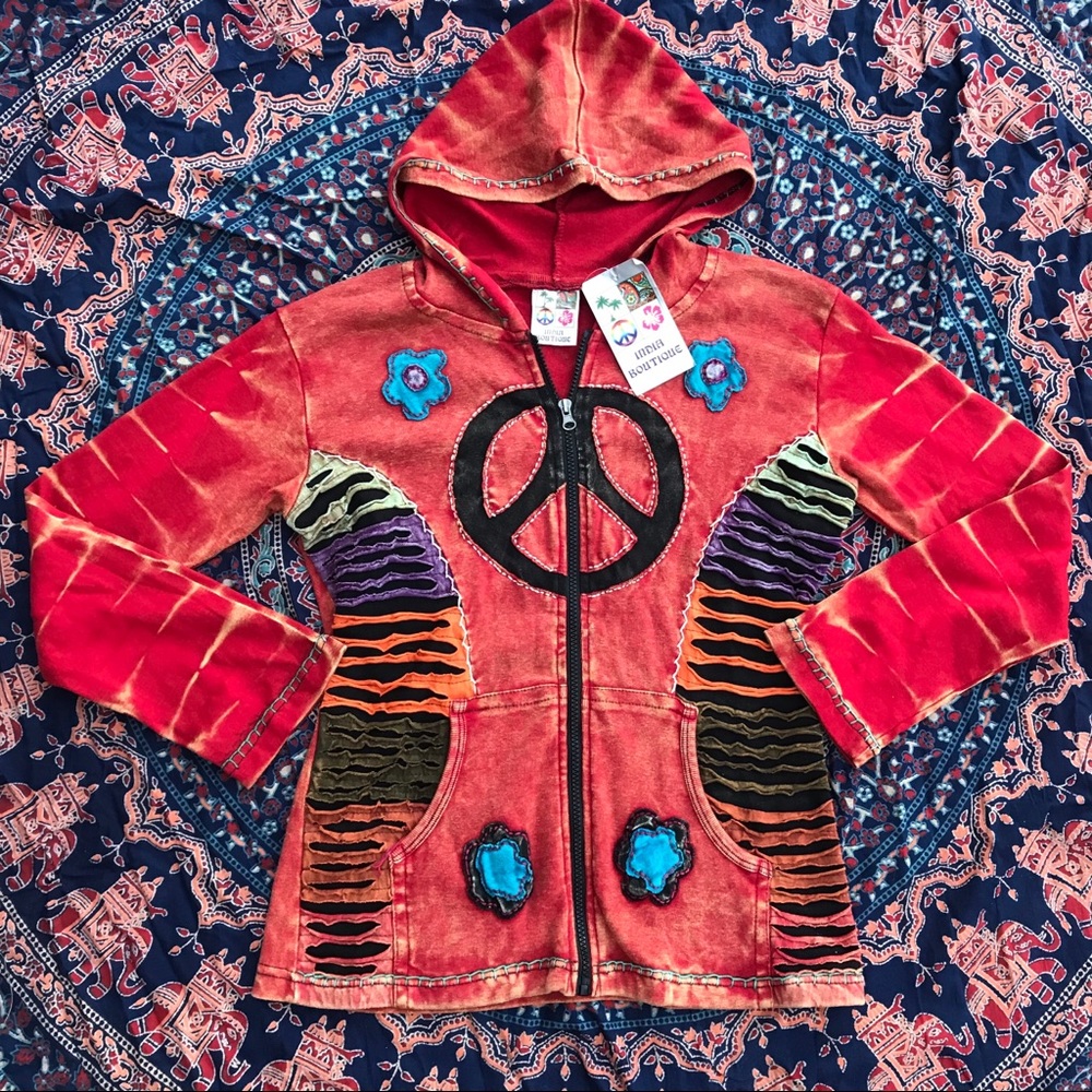 hippie / bohemian / groovy sweatshirt!